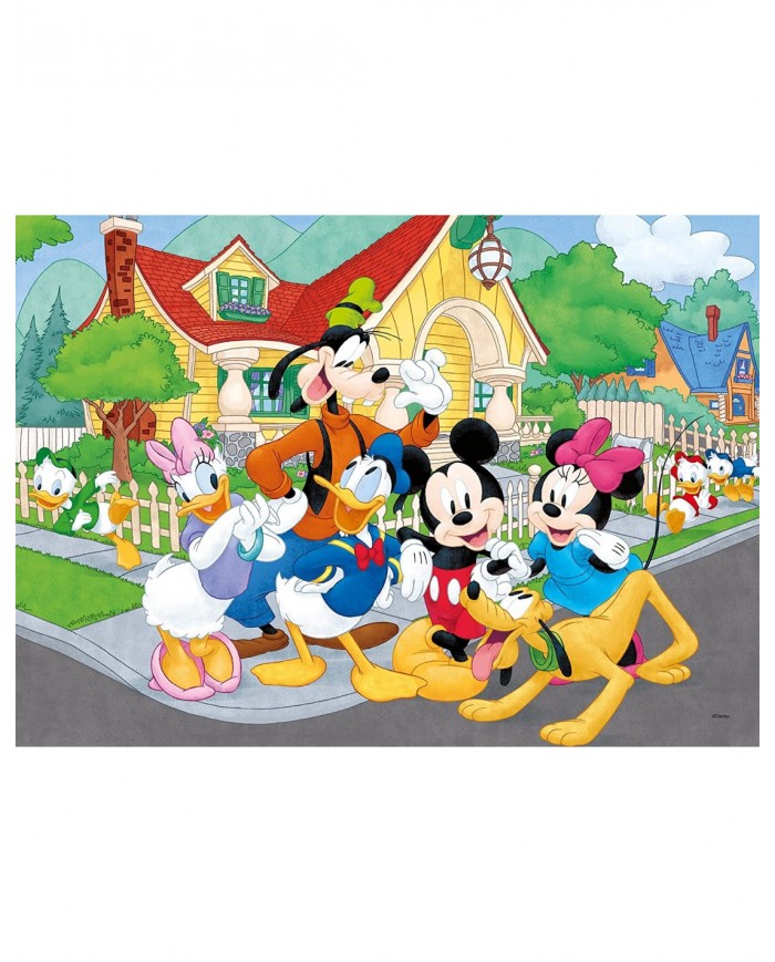 Puzzle Topolino con amici 2 in 1 - 60 maxi pezzi